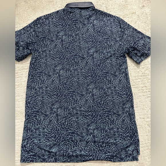 Greyson All Over Rare Print Golf Polo- Embroidered Sleeve - Picture 11 of 11